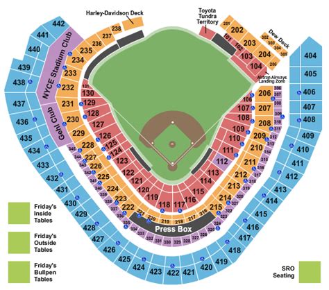 Buy Tickets And View The Schedule For %Performer% At %Venue% from Box Office Ticket Sales!. . American family field interactive seating chart
